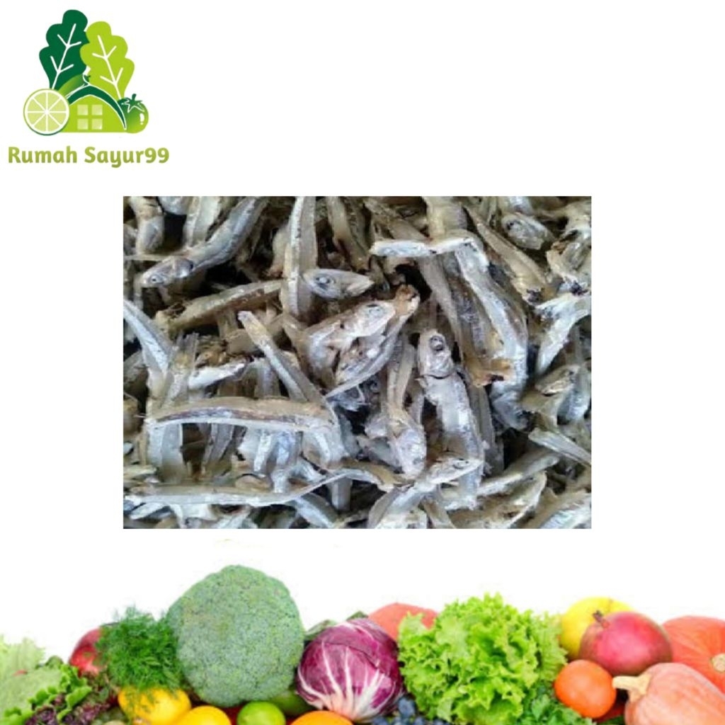 

Teri buntio Ikan teri buntio segar per ons / 100g