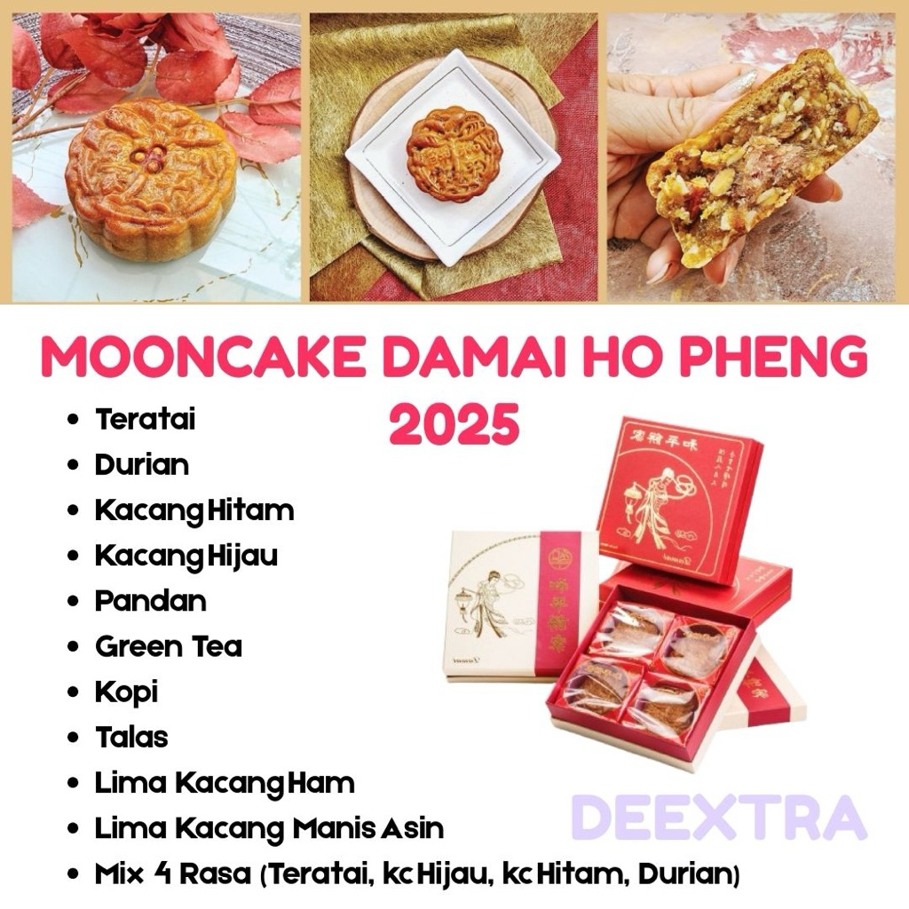 

mooncake ho pheng moon cake damai kue bulan hopheng damai - VARIAN POLOS