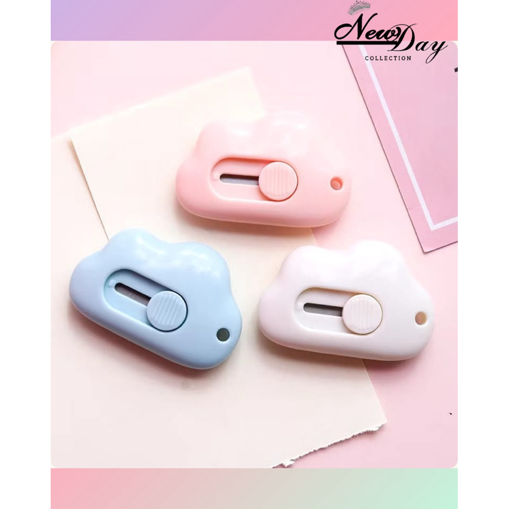 

NewDay_Collection Cutter Mini / Cutter Mini Pisau Kecil Bentuk Awan