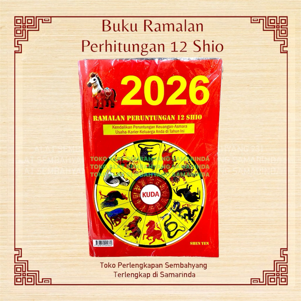 Buku Ramalan Keberuntungan 12 Shio Nasib Di Tahun Kuda 2026 - Bahasa Indonesia