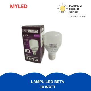myled beta 10 watt lampu hemat energi