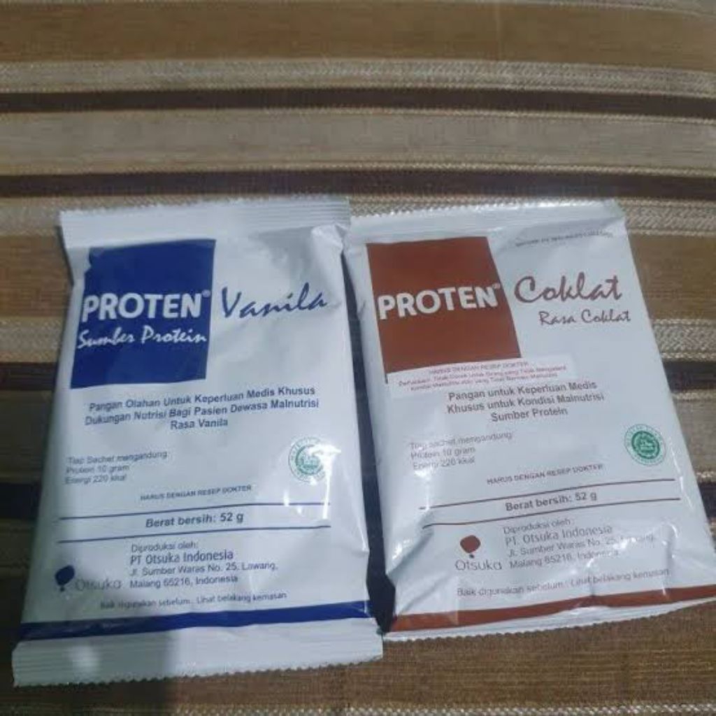 

Susu Proten 52 gram Sachet Original Rasa Vanila dan Coklat