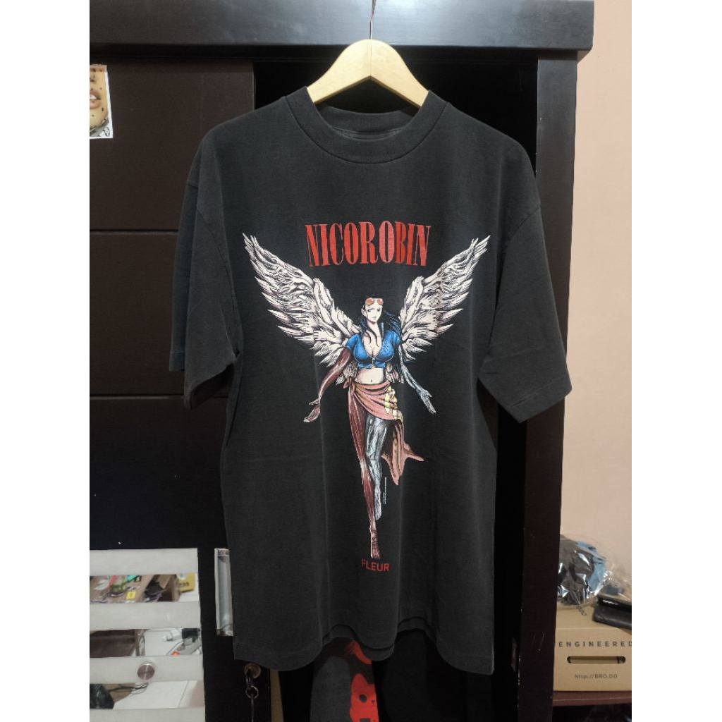 Kaos Bootleg FADED Nico Robin Nirvana