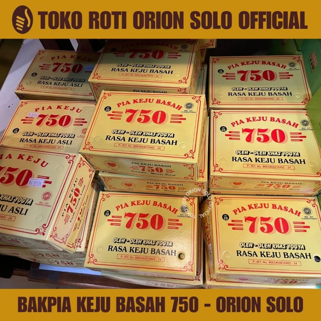 

Bakpia 750 Aneka Rasa Oleh Oleh Khas Yogyakarta - Orion Solo