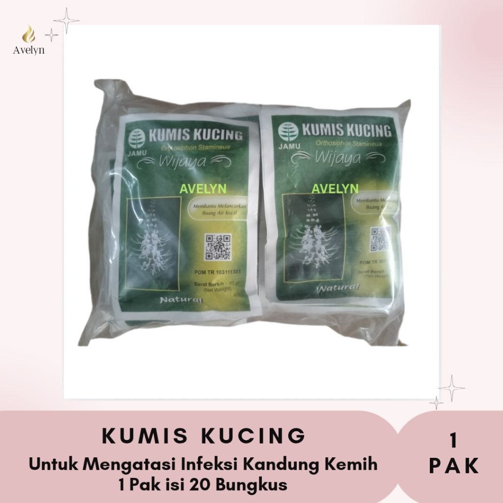

Teh Kumis Kucing Wijaya - Melancarkan Buang Air Kecil / Mecegah Kencing Batu / Mengatasi Infeksi Kantong Kemih - 1 pack isi 20 Bungkus