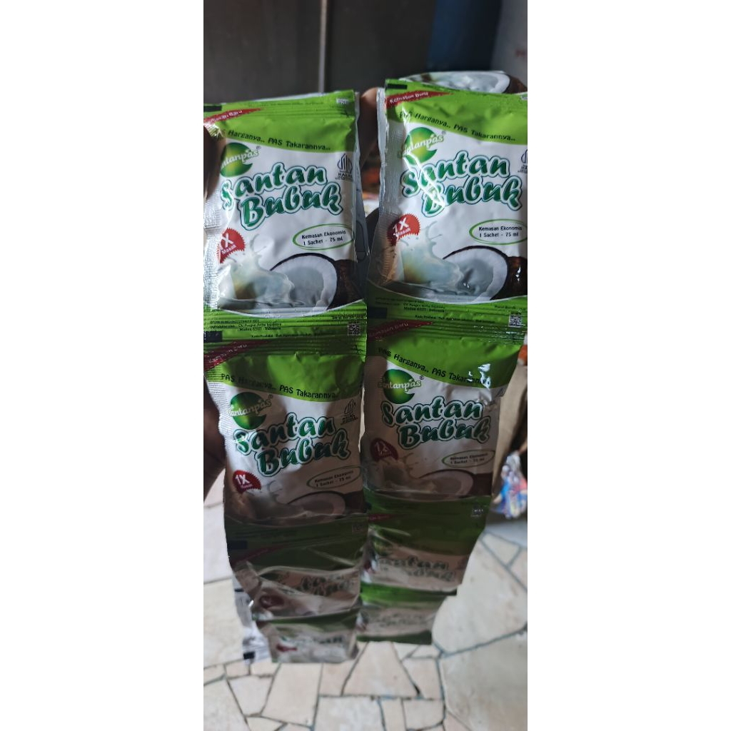 

Promoo!!! santan pas per renceng isi 10 sachet