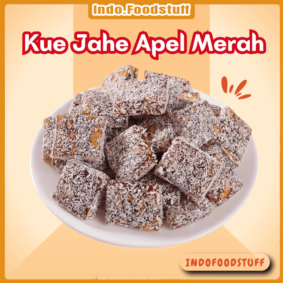 

350G Kue Jahe Apel Merah INDOFOODSTUFF Meredakan batuk dan meningkatkan kesehatan secara keseluruhan