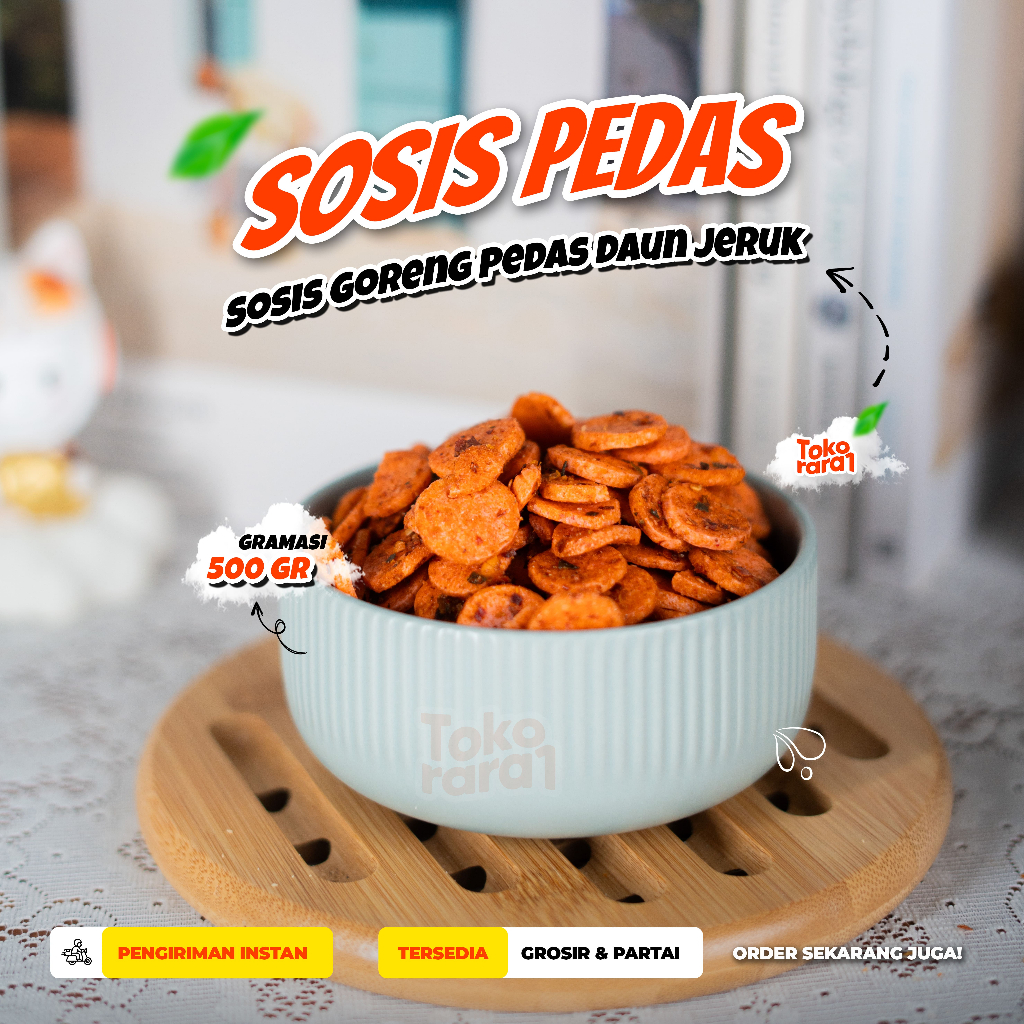 

SOSIS GORENG PEDAS DAUN JERUK 500gr