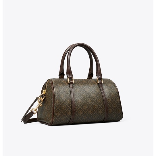 Tas Speedy Wanita TB T monogram Coated Canvas Barrel Bag