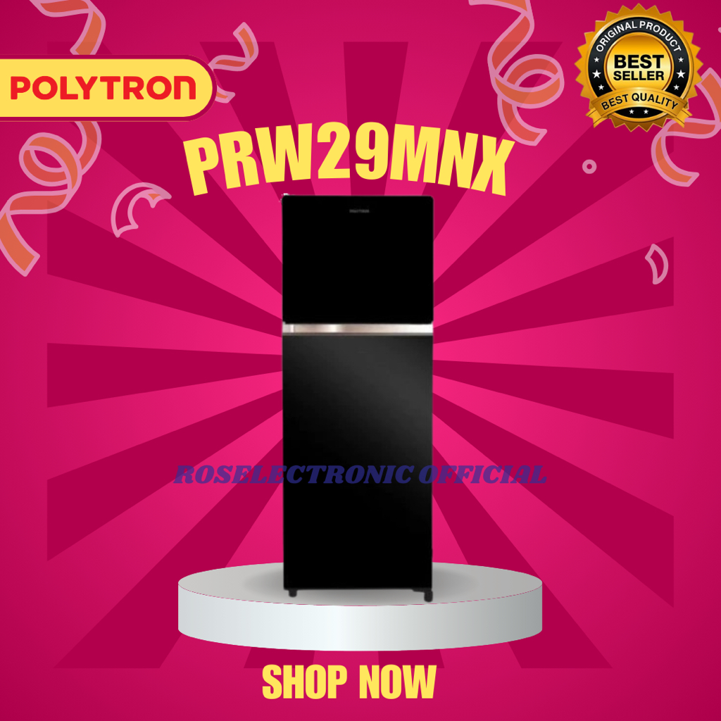 Kulkas POLYTRON 2 Pintu Belleza Jumbo PRW 29MNX 260L/PRW-29MNX/PRW 29MNX/ORIGINAL BERGARANSI RESMI