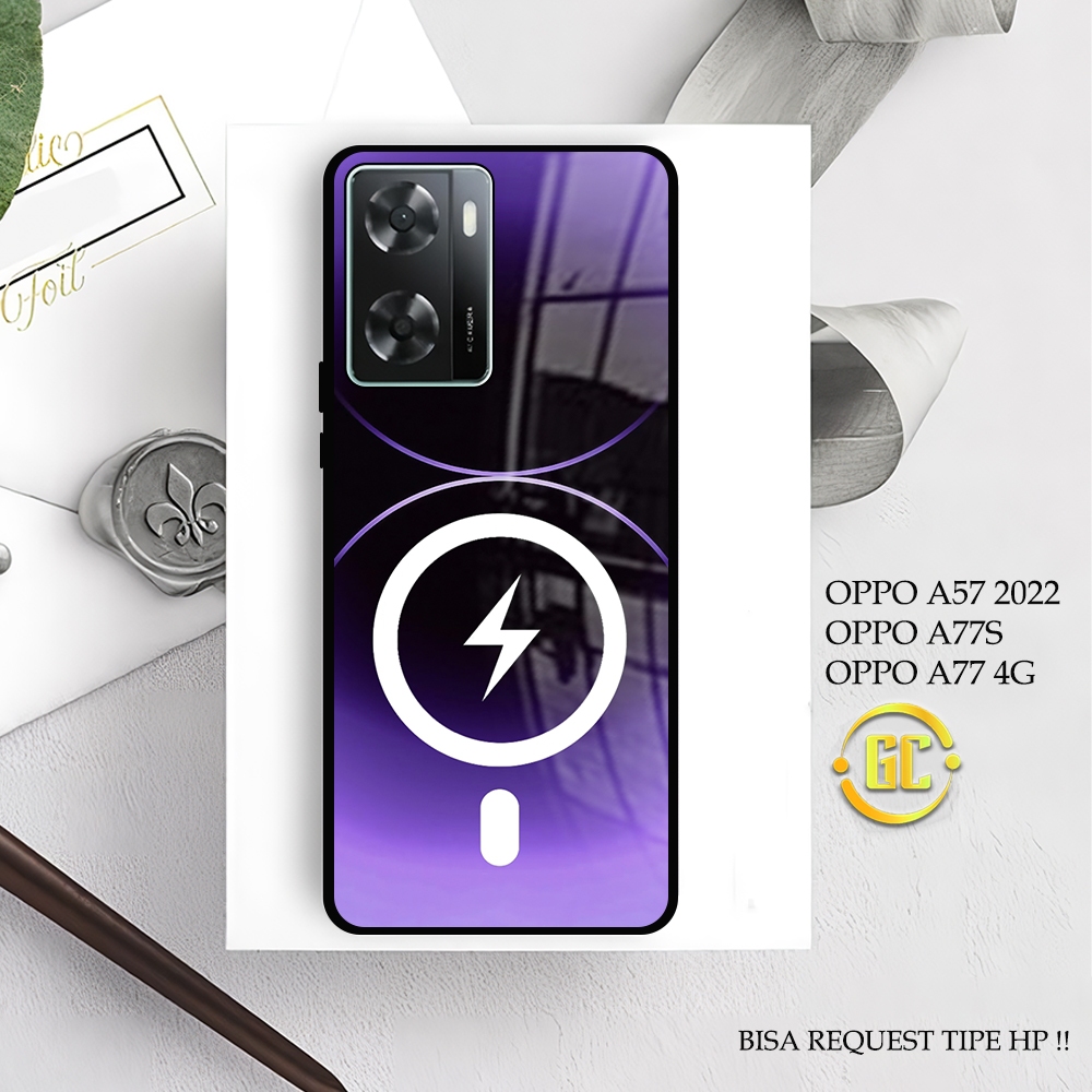[CM76]  Case Glossy Case  | OPPO A57 2022 | OPPO A77S | OPPO A77 4G | CASE KEKINIAN LUCU |  Casing H