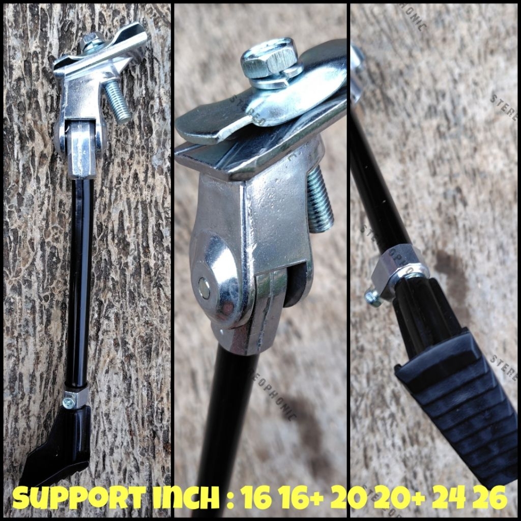 GOOD BUILD in Quality Standar Tengah Sepeda support 16inch 16+ 20inch 20+ 24inch 26inch Standar Sepe