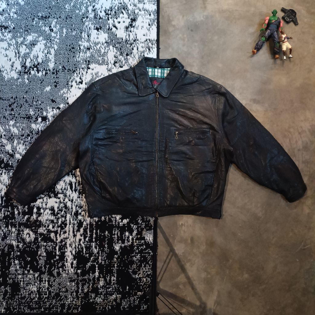 Vintage Rover & Lakes Detroit Leather Jacket