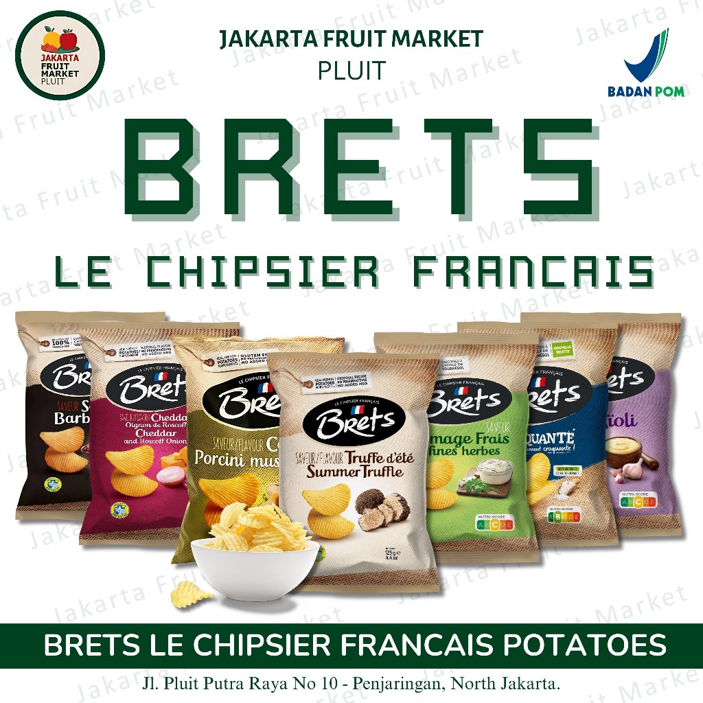 

Kripik Kentang BRETS LE CHIPSIER FRANCAIS POTATOES