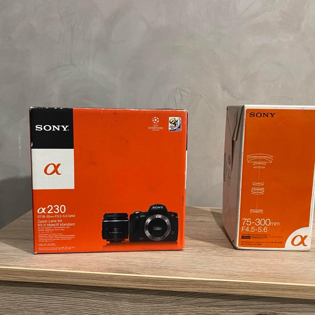 Box Only Sony a230 & Tele