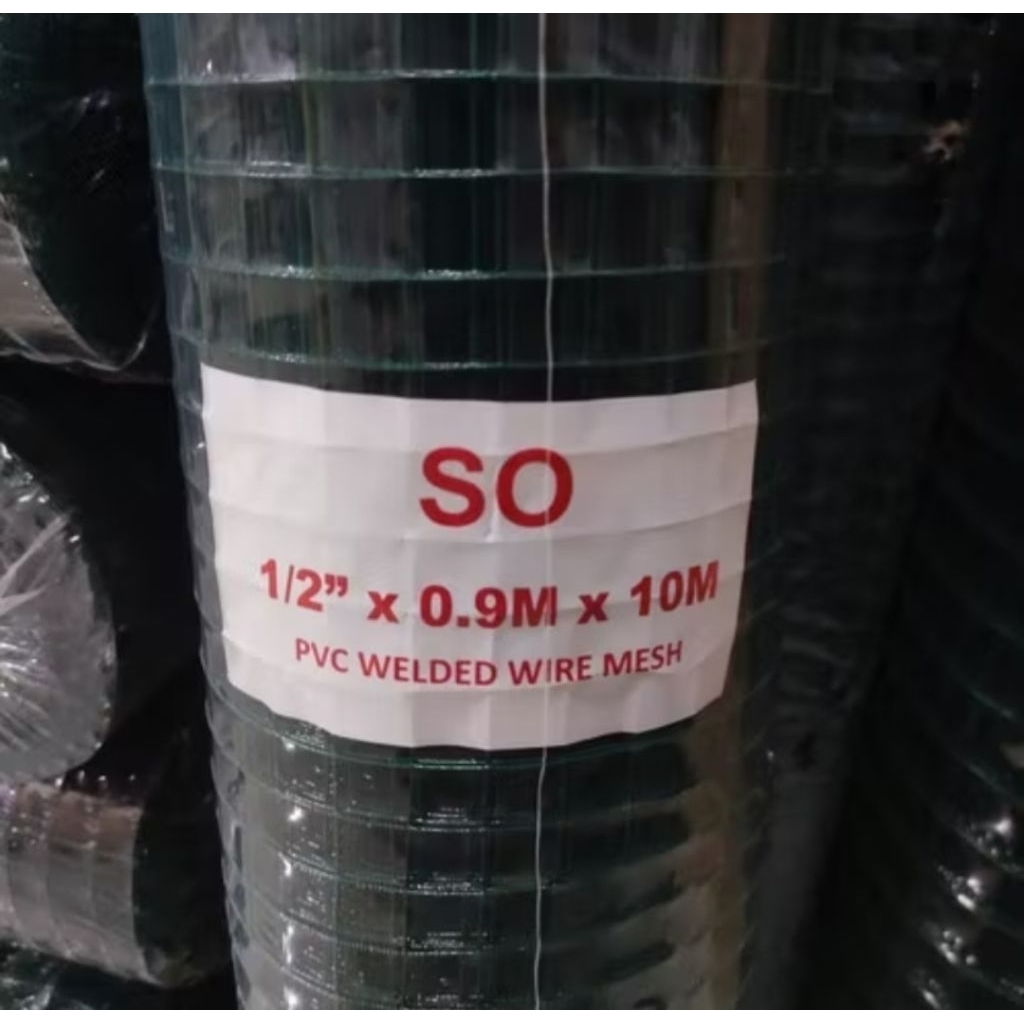 kawat ram hijau / pvc hijau