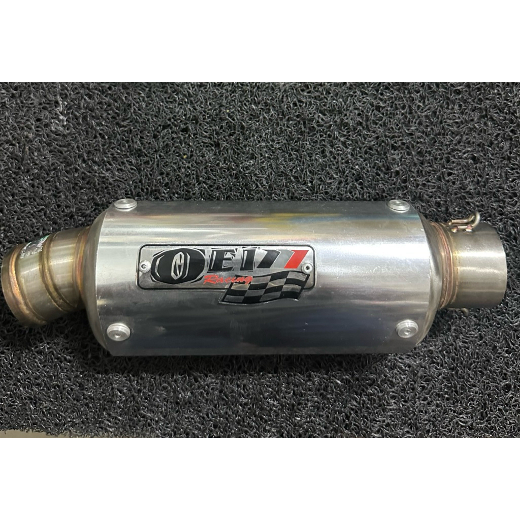 Silincer Kenalpot Oei Racing Oval Road race bebek blade jupiter karisma shogun Inlet 51mm