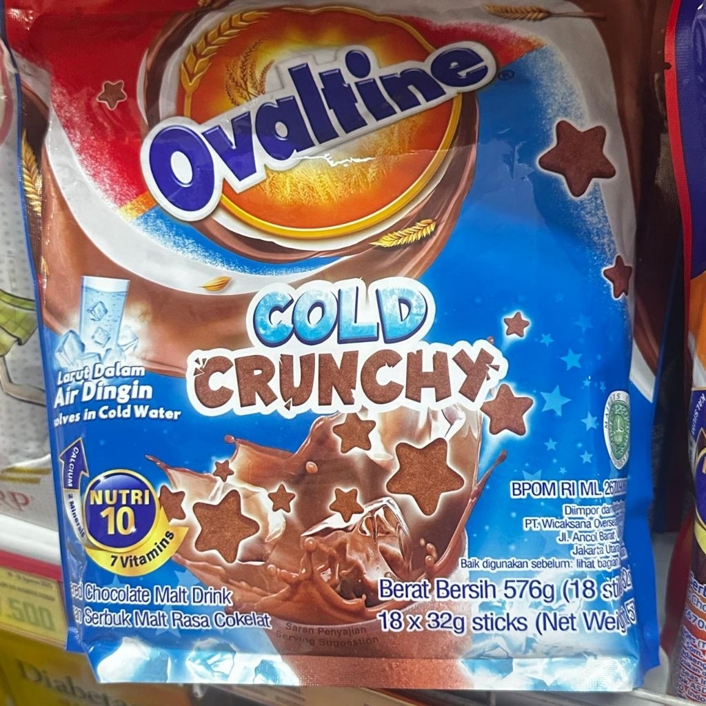 

Ovaltine Cold Crunchy Minuman Serbuk Coklat 18x32 gram