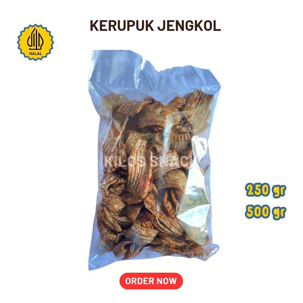 

kerupuk jengkol rasa pedas manis gurih kemasan kiloan