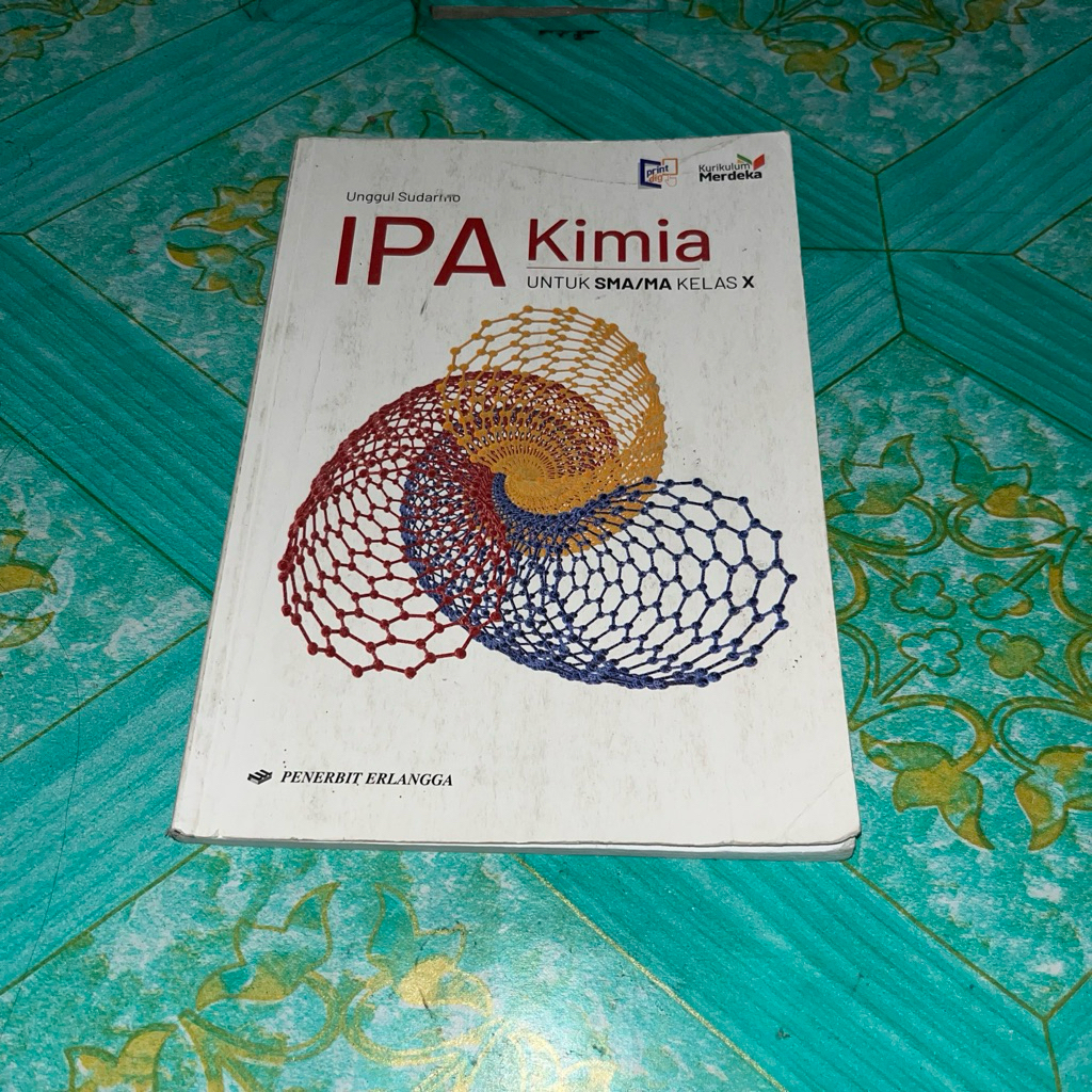 Buku Kimia SMA Kelas 10 Erlangga Bekas