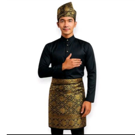 set tanjak melayu songket/set sampin dan tanjak melayu