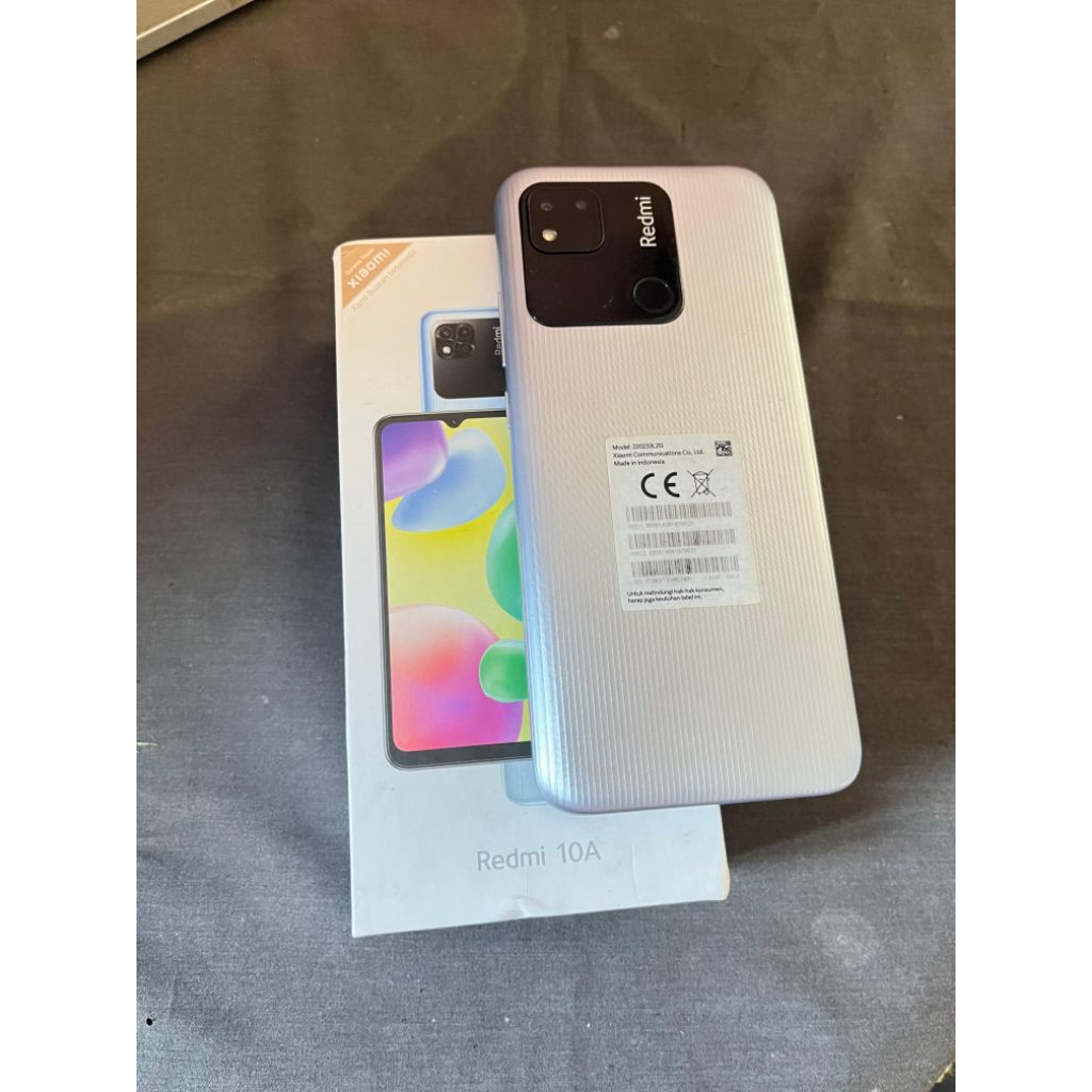 Redmi 10a 4/64 lengkap normal no minus hp secon