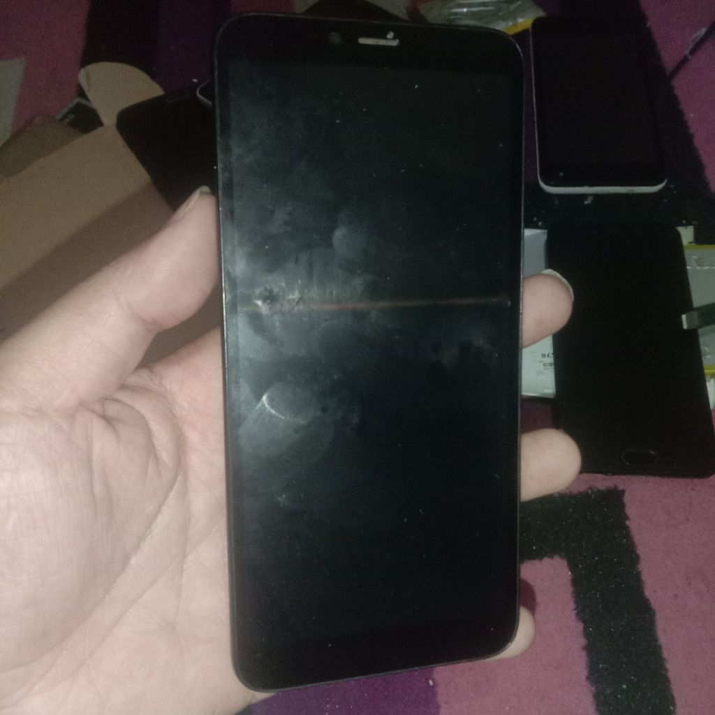 lcd touchscreen evercoss m6