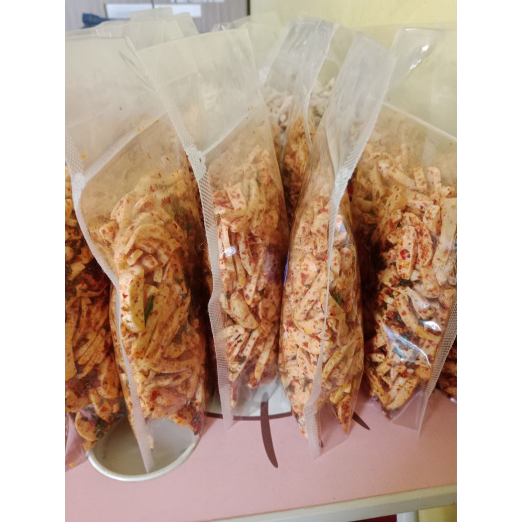 

Basreng pedas daun jeruk 1000g