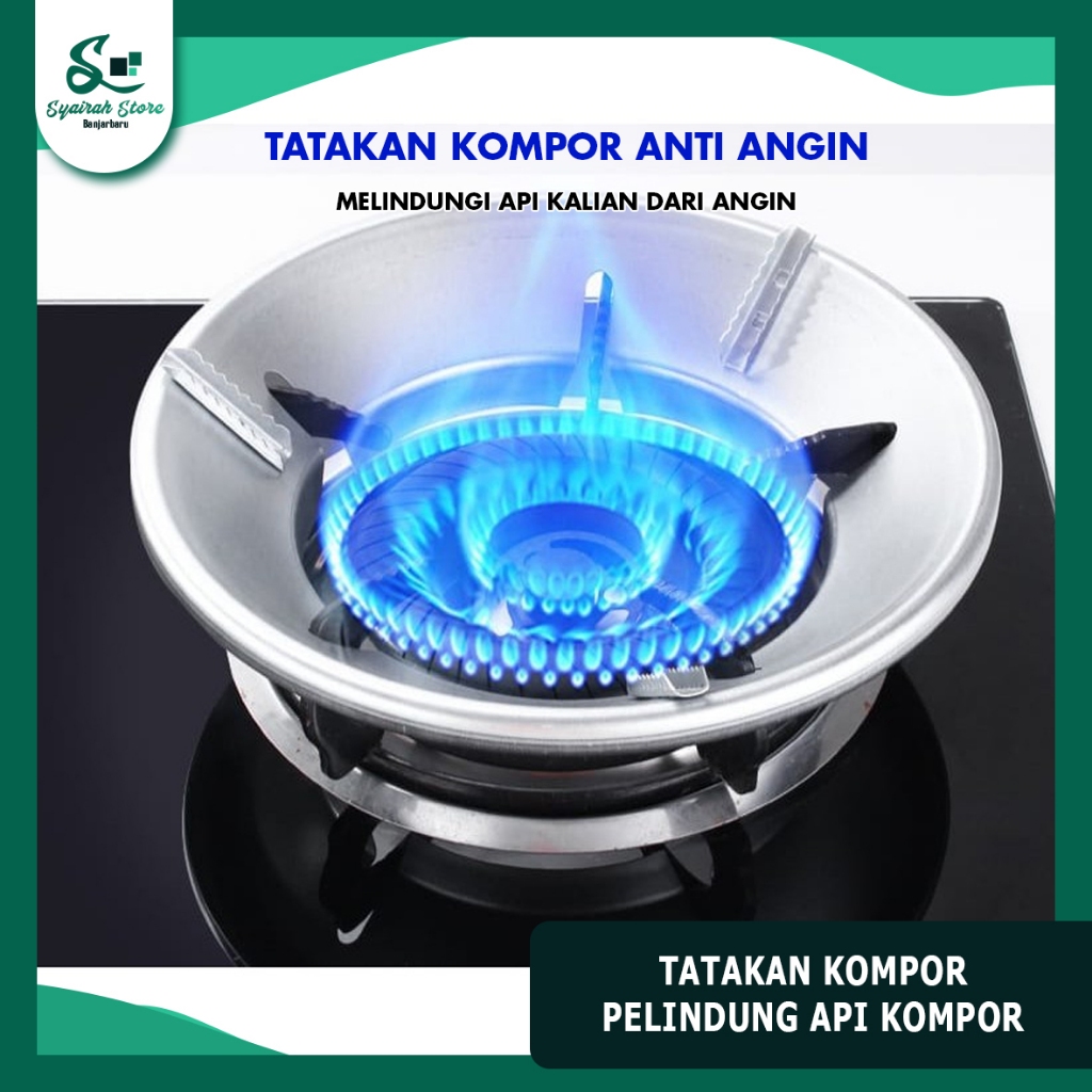 Tatakan Kompor Anti Angin | Besi Penghalang Angin Api Anti Padam