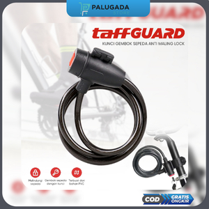 Kunci Gembok Sepeda Anti Maling Baja Lock / Gembok Seling Baja