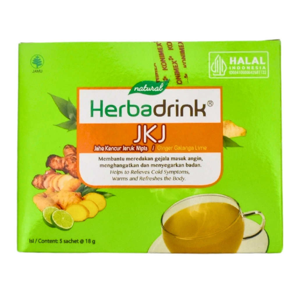 

Herbadrink Jahe Kencur Jeruk 5@18gr Box