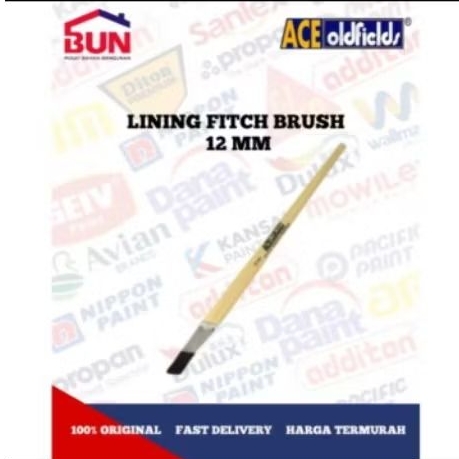 

Kuas Cat Lukis Gambar Garis LINING FITCH BRUSH ACE oldfields 12 mm