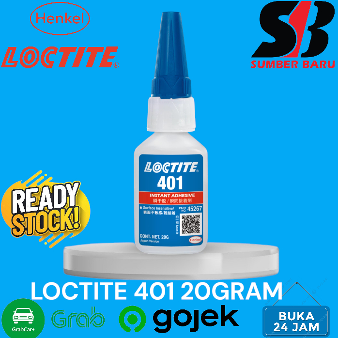 

Henkel LEM 401 Instant Adhesive Lem Instan Lem Super Glue 20 gr - LEM 401 20GRAM