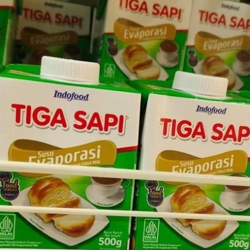 

Tiga Sapi Susu Evaporasi 500gr 1 dus
