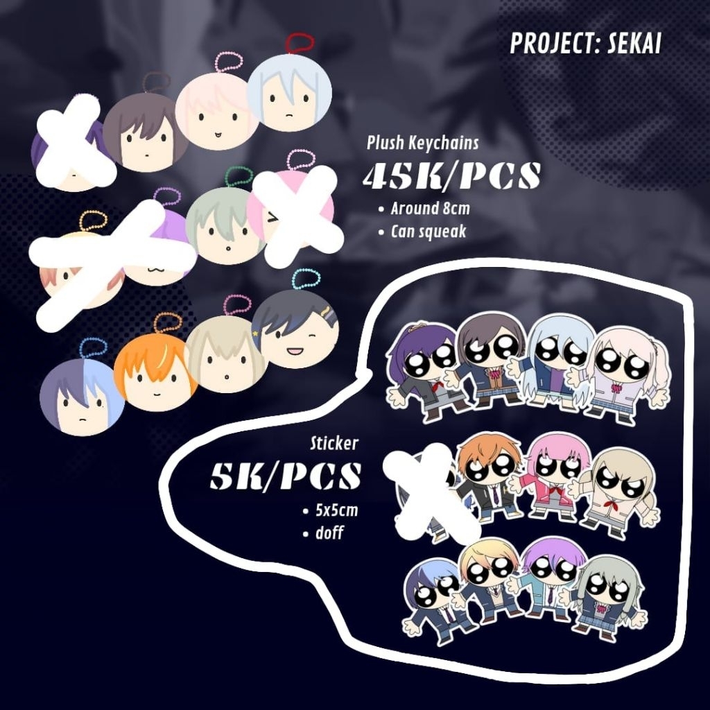 CFXX Fanmerch Project Sekai Sticker (K)