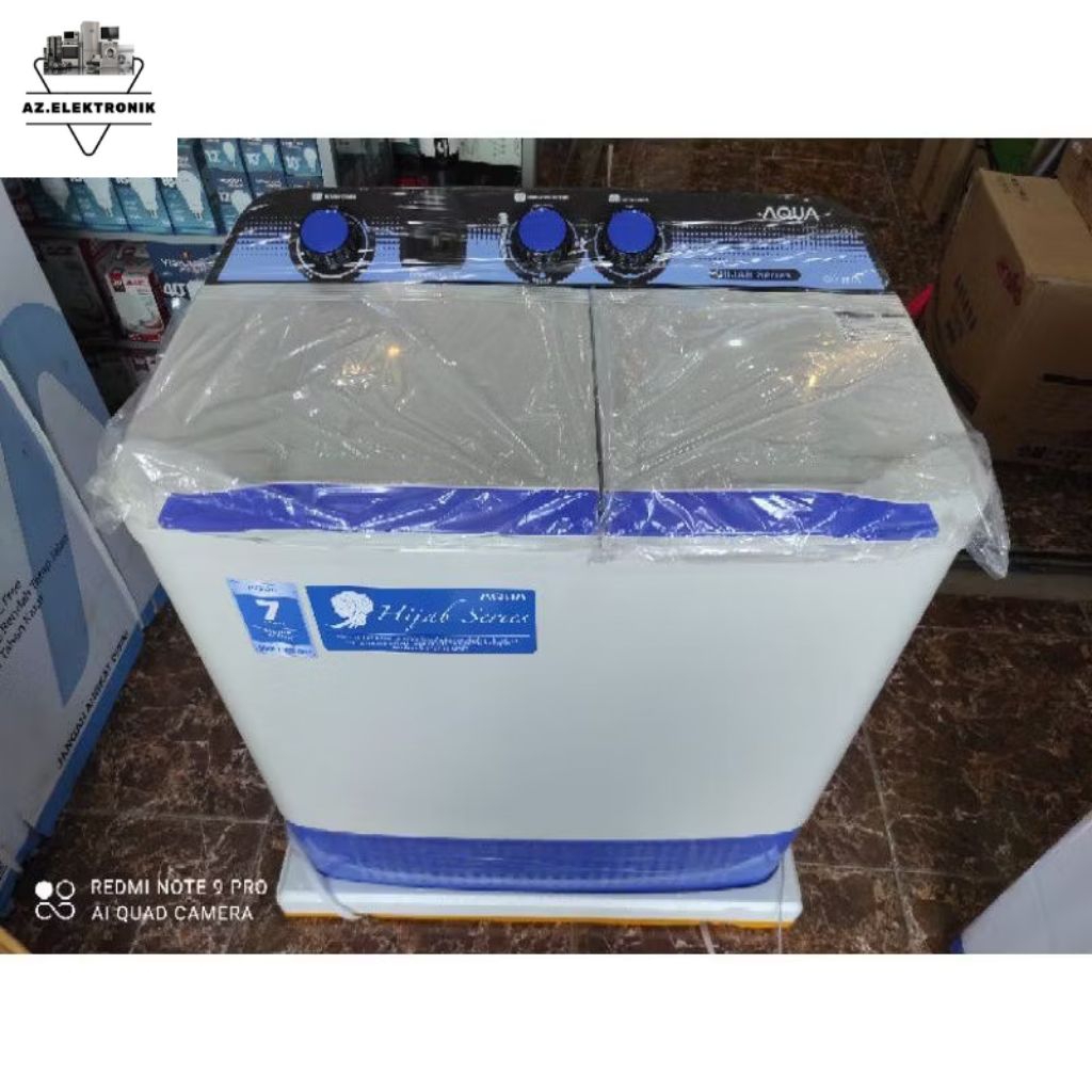 Mesin Cuci 2 Tabung 8 kg / MESIN CUCI AQUA 881 XT