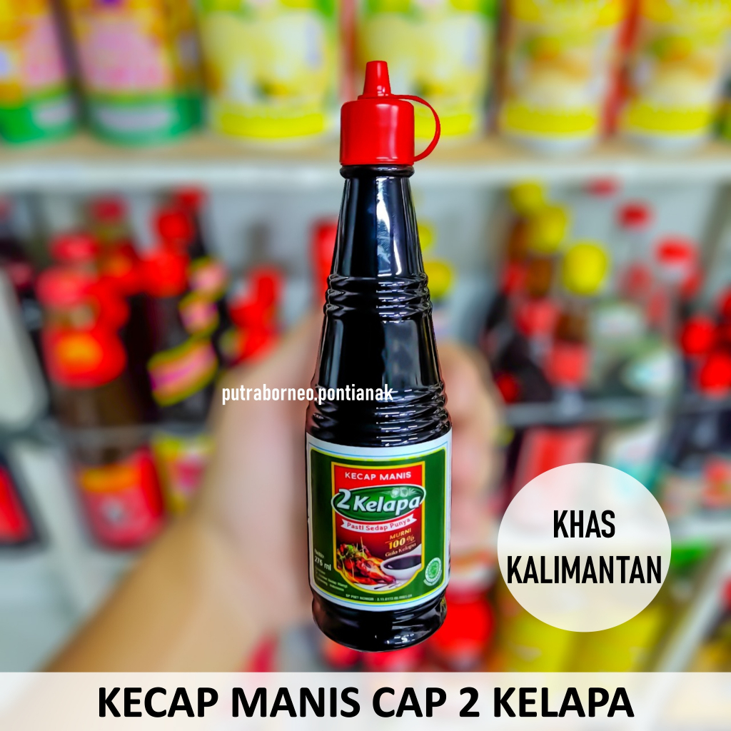 

Kecap Manis 2 Kelapa 275 ml / Kecap Manis Singkawang Kalimantan