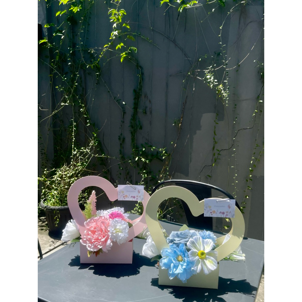 

heart flower bag for gift (birthday, graduation, etc)