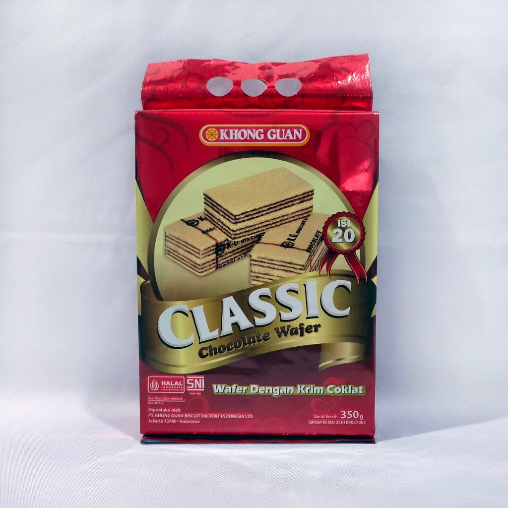 

Khong Guan Classic Chocolate Cream Wafer 350 gram