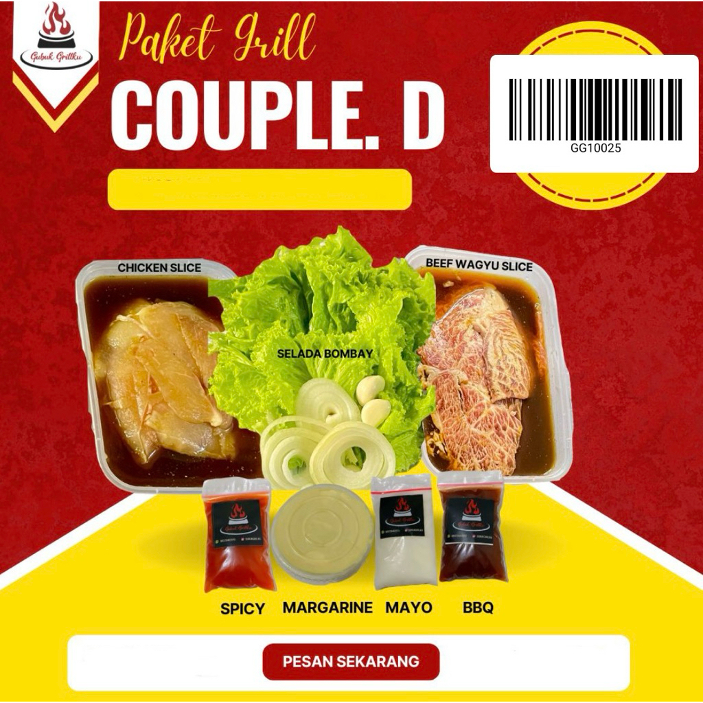 

PAKET GRILL COUPLE.D || PAKET BBQ || PAKET GRILL PROMO