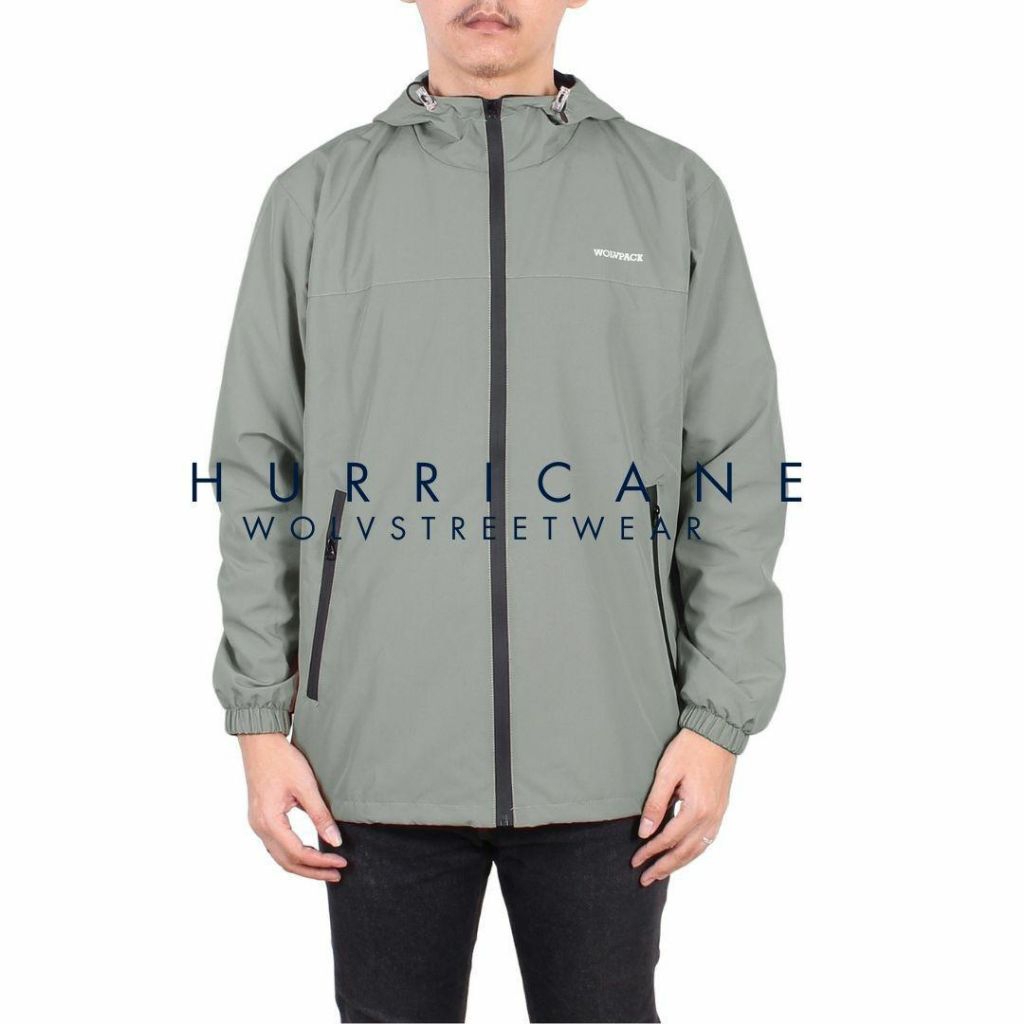 ORIGINAL WOLV Jaket Outdoor Hurricane Jaket Outdoor Jaket Wolv - Olive