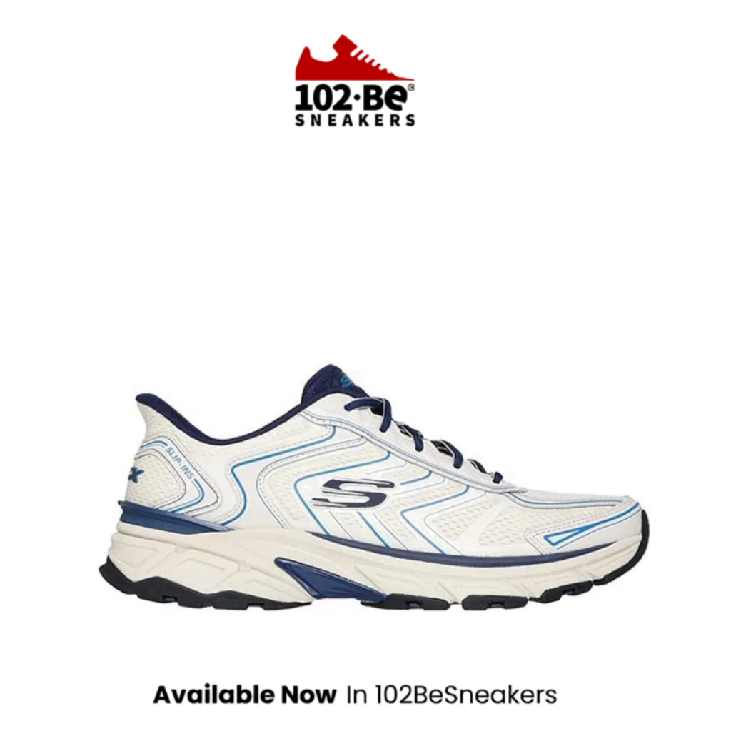 Sepatu Skechers Slip-Ins Stamina Sport Men's Training Shoes - Natural Original