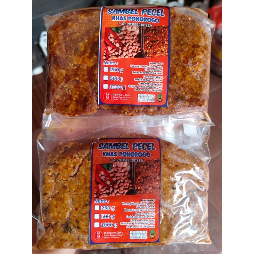 

SAMBAL KACANG /SAMBAL PECEL KHAS PONOROGO 250gr