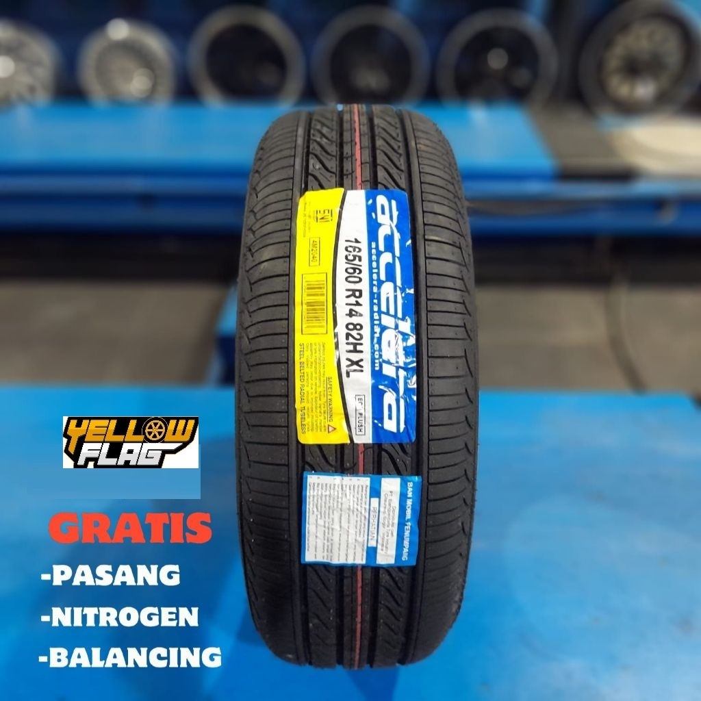 Ban Mobil Ring 14 165/60 Tipis Accelera Eco Plush Ukuran 165 60 R14 Tubeless Murah Berkualitas