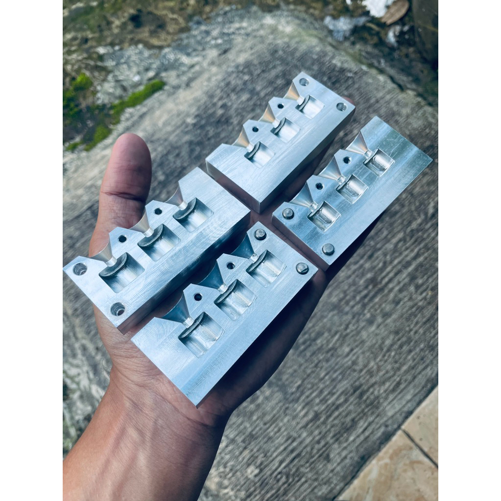 Cetakan Molding Timah Pemberat untuk Pembuatan Pemberat Pancing
