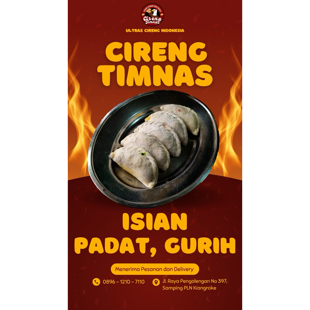 

CIRENG ISI SMOKEBEEF CHEESE UKURAN SEDANG/KECIL/HALAL/KUALITAS PREMIUM