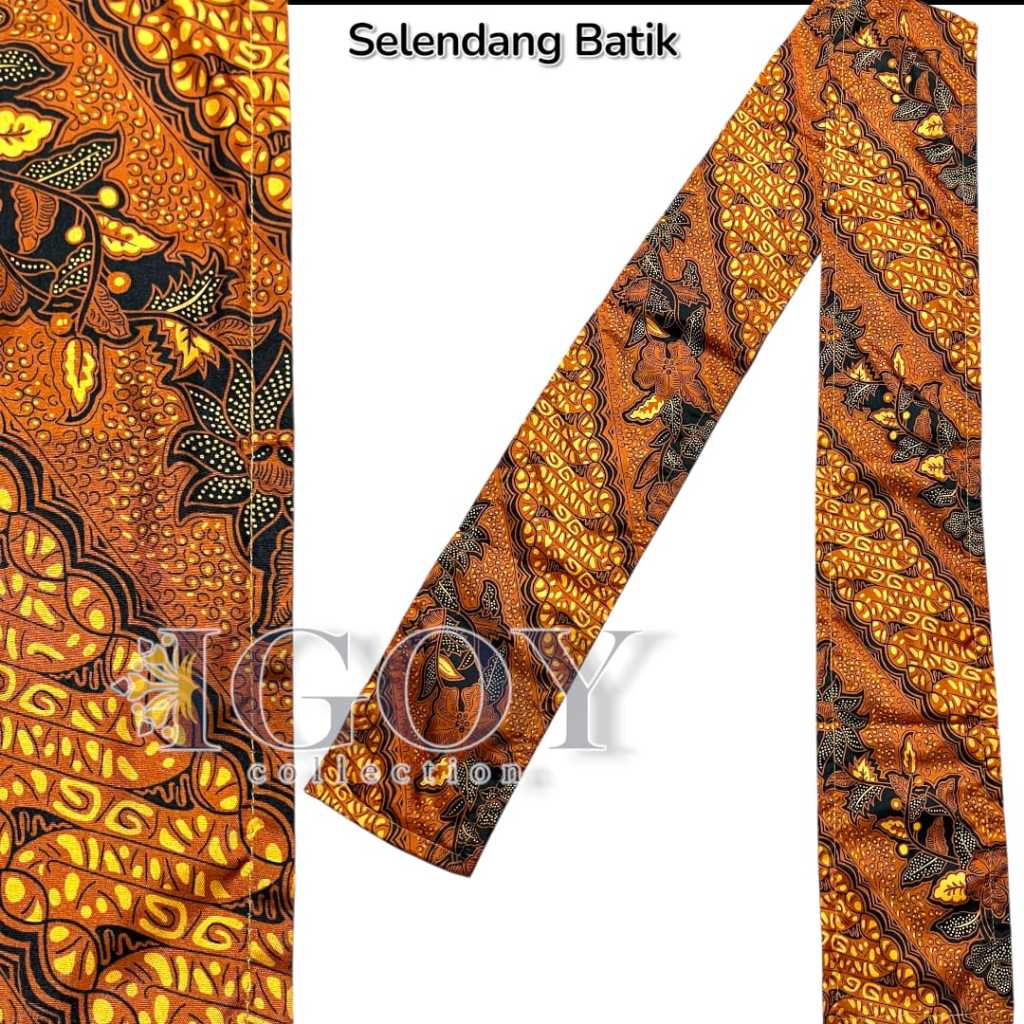 Selendang Kebaya Batik Syal Batik Angkin Batik Selendang Batik