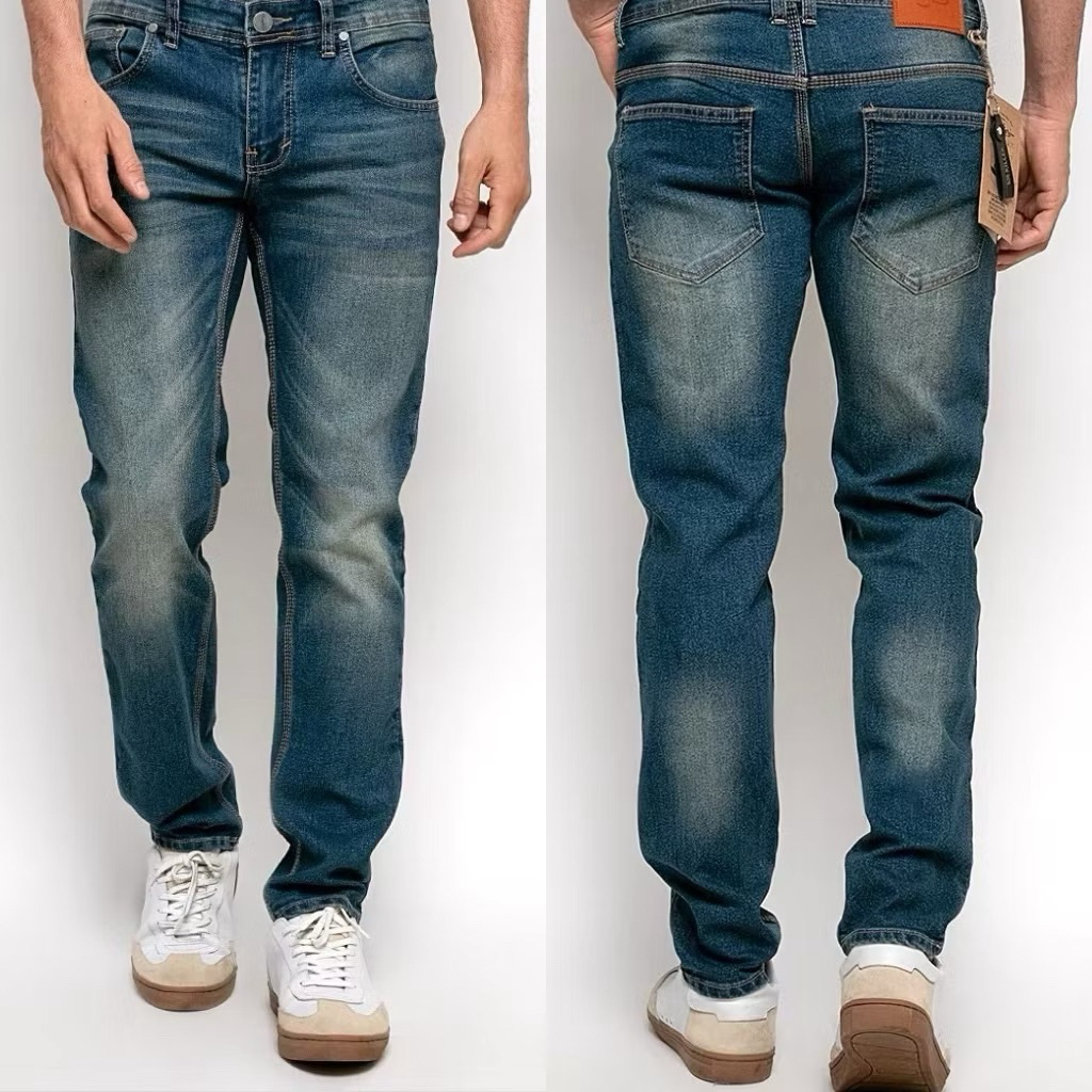 NS STORE|- Celana Jeans Pria Slim Fit Selvedge / Celana Jeans Original Selvedge / Celana Jeans Denim