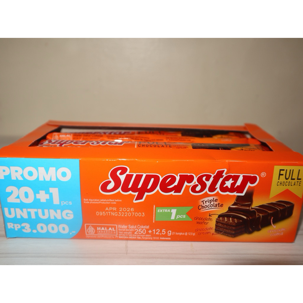 

Coklat Superstar 20 X 16g
