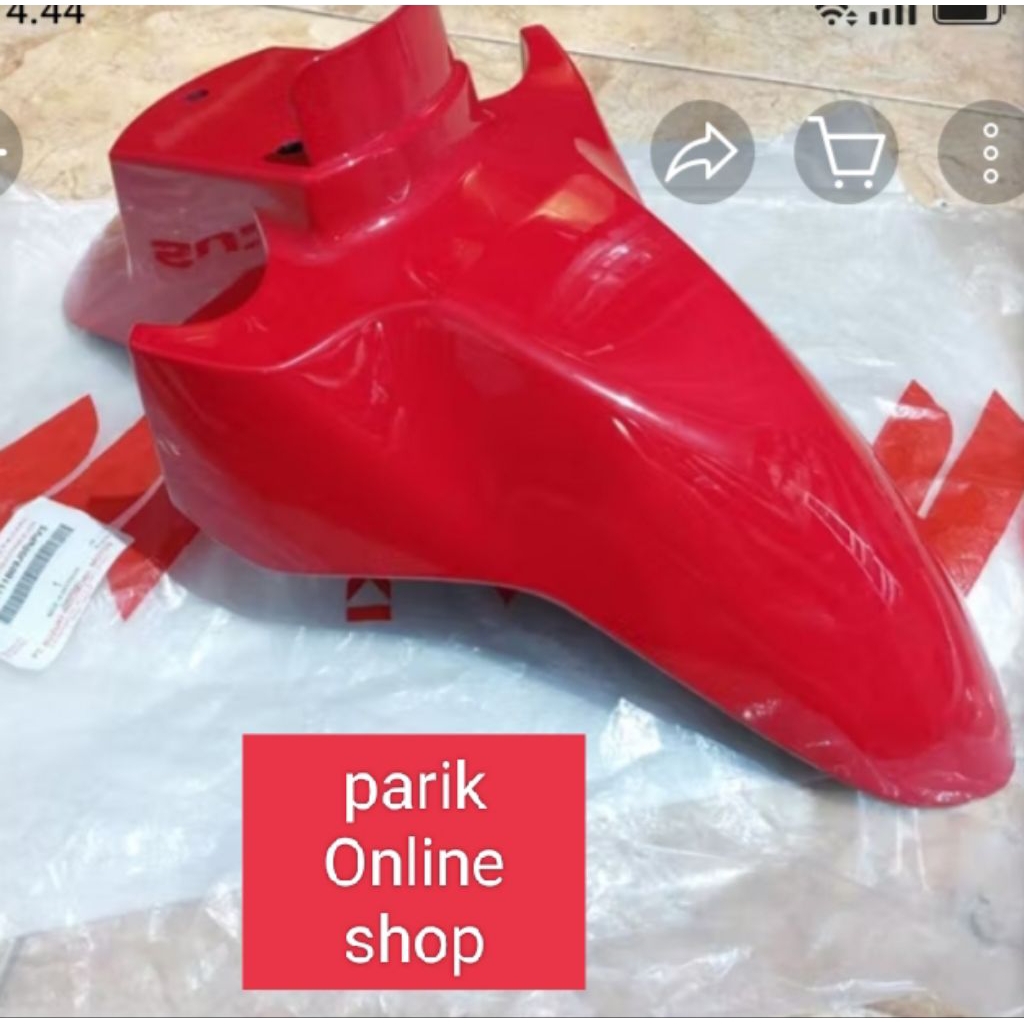 Spakbor Slebor Depan Warna Merah Suzuki Nex 110 Karbu Nex 110 FI Injeksi